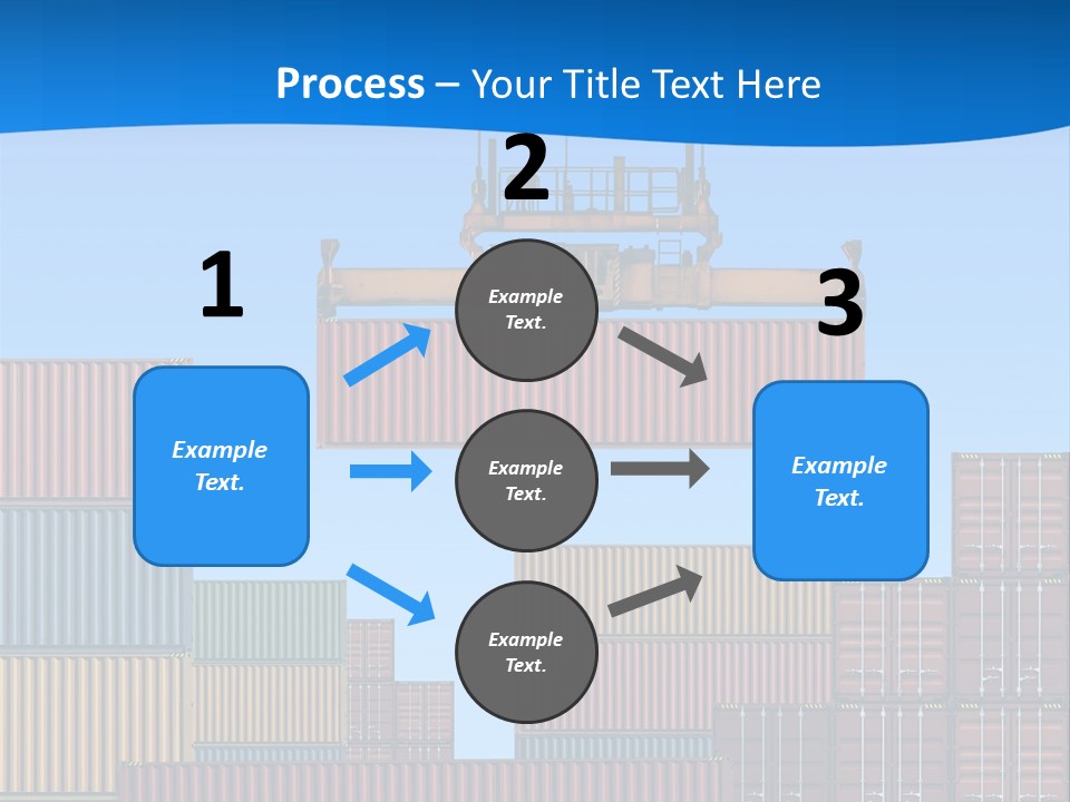 Port Trade Logistics PowerPoint Template