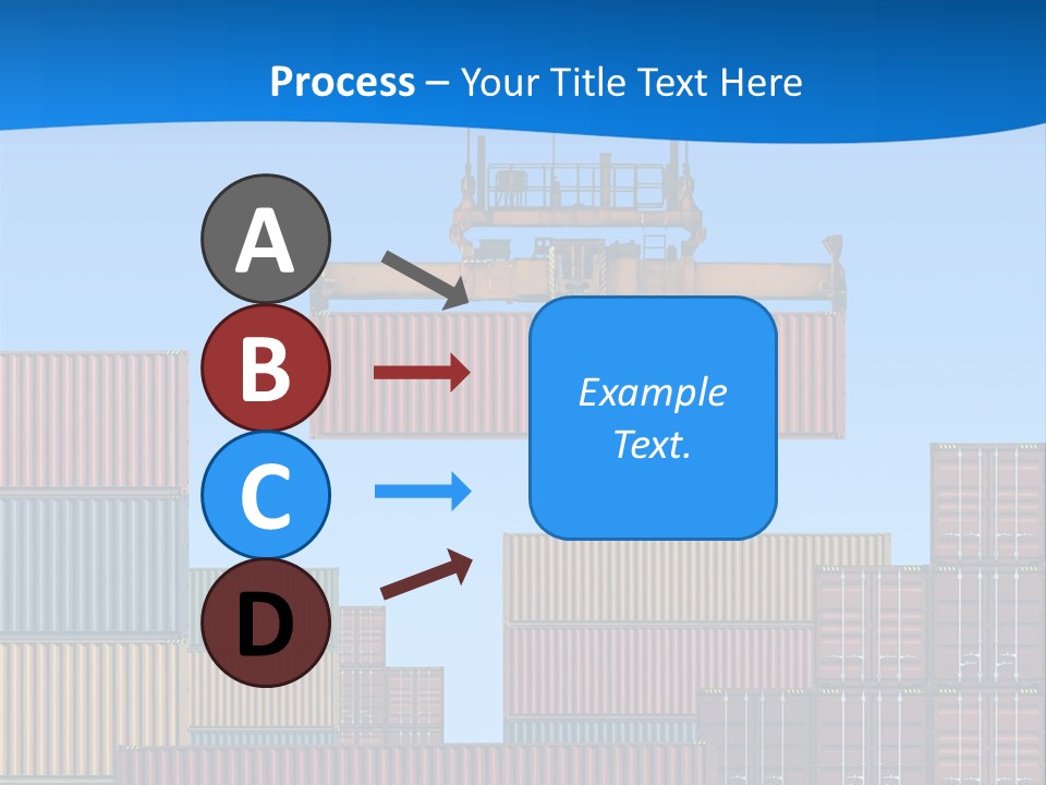 Port Trade Logistics PowerPoint Template