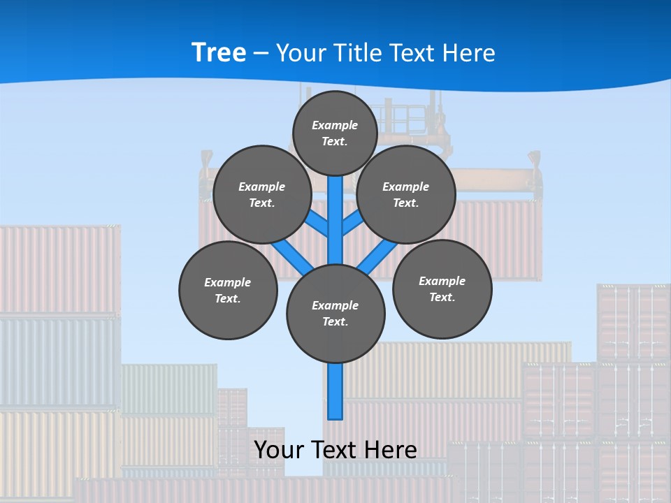 Port Trade Logistics PowerPoint Template