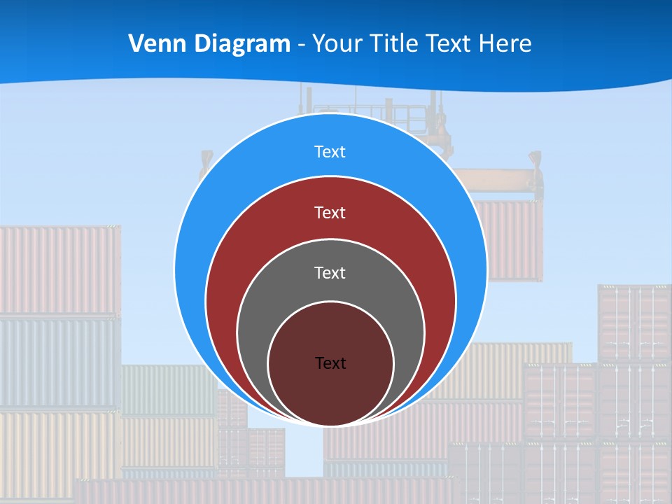 Port Trade Logistics PowerPoint Template