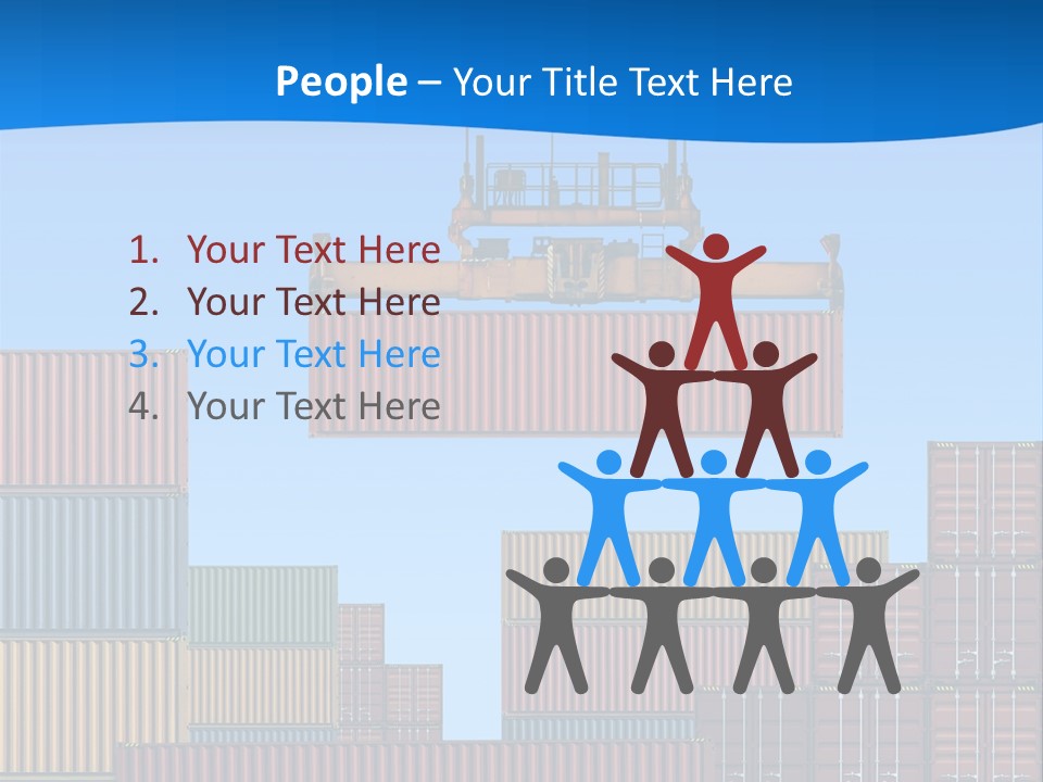 Port Trade Logistics PowerPoint Template