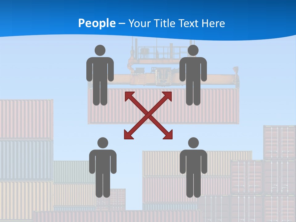 Port Trade Logistics PowerPoint Template