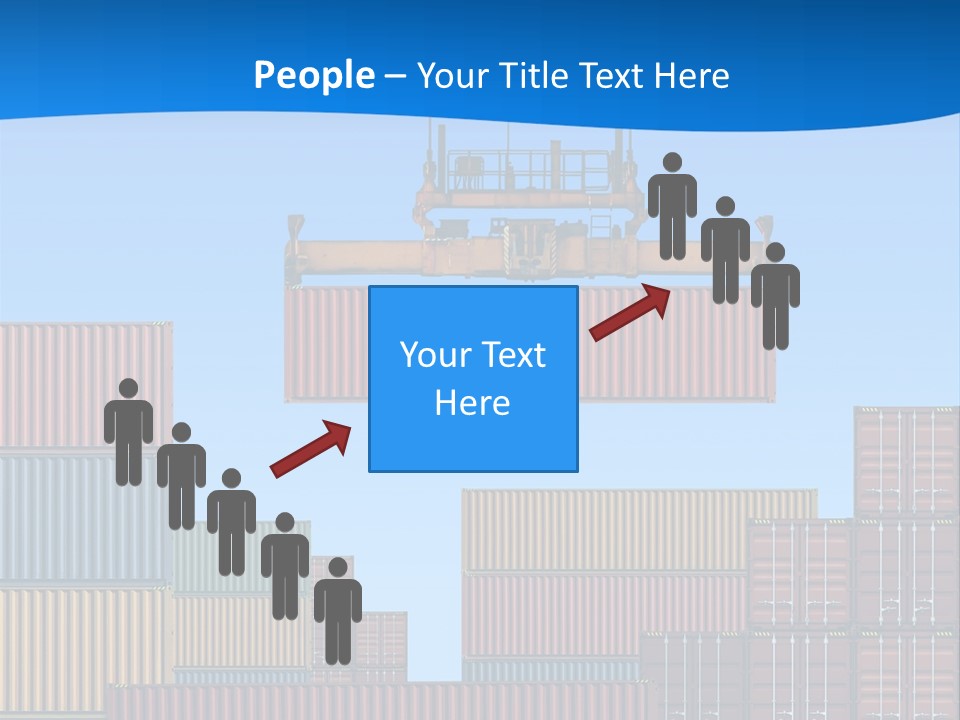 Port Trade Logistics PowerPoint Template