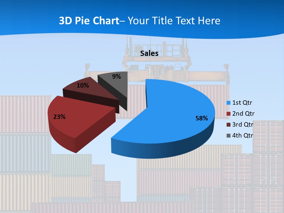 Port Trade Logistics PowerPoint Template