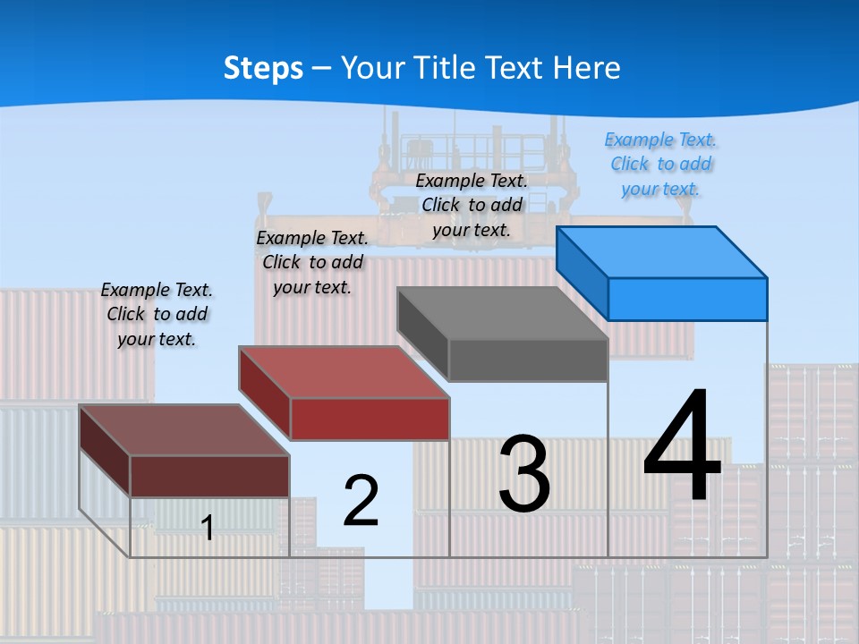 Port Trade Logistics PowerPoint Template