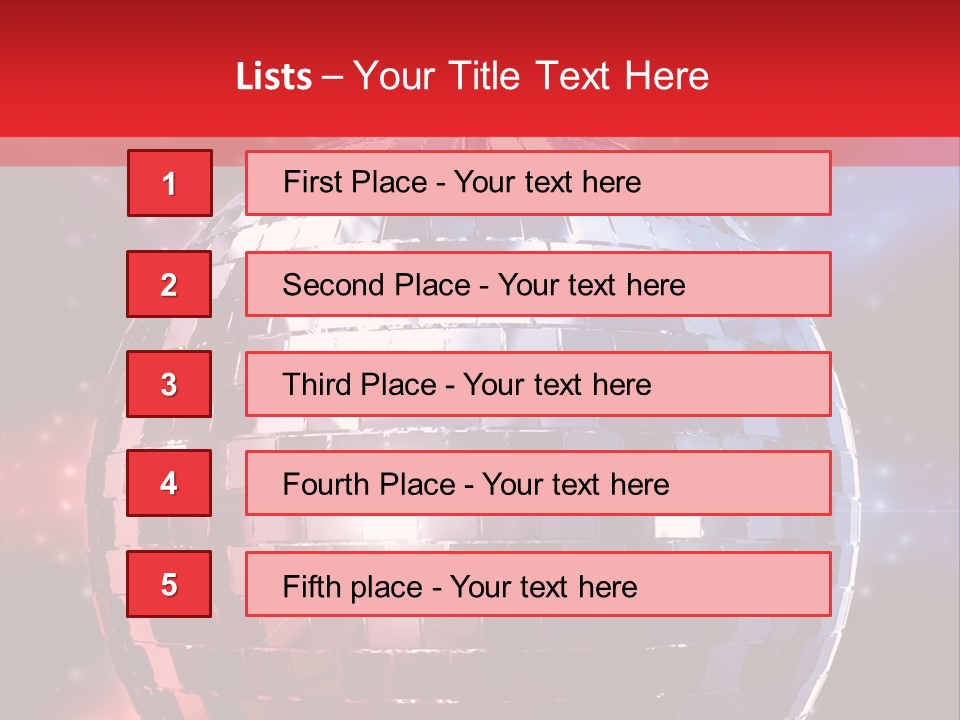 Reflection Sphere Extravagant PowerPoint Template