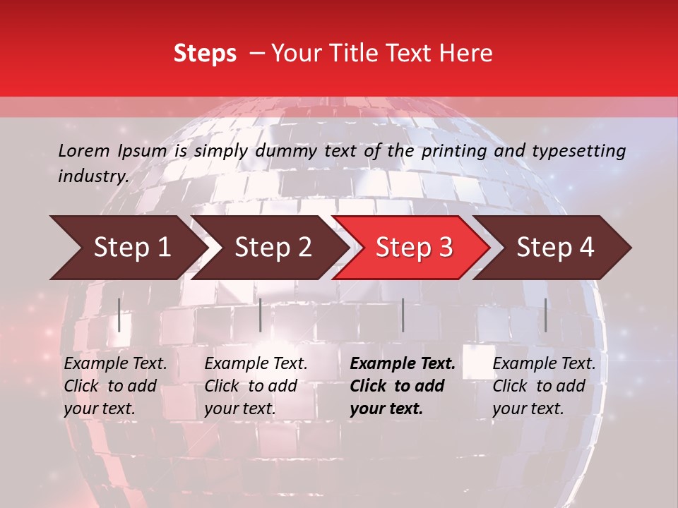 Reflection Sphere Extravagant PowerPoint Template