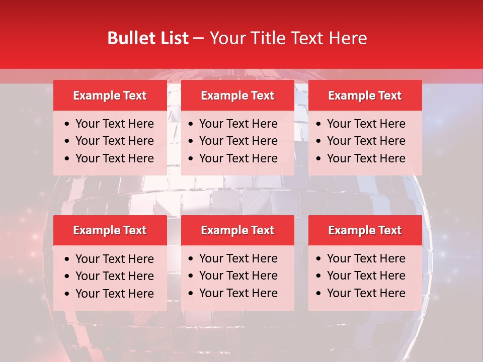 Reflection Sphere Extravagant PowerPoint Template