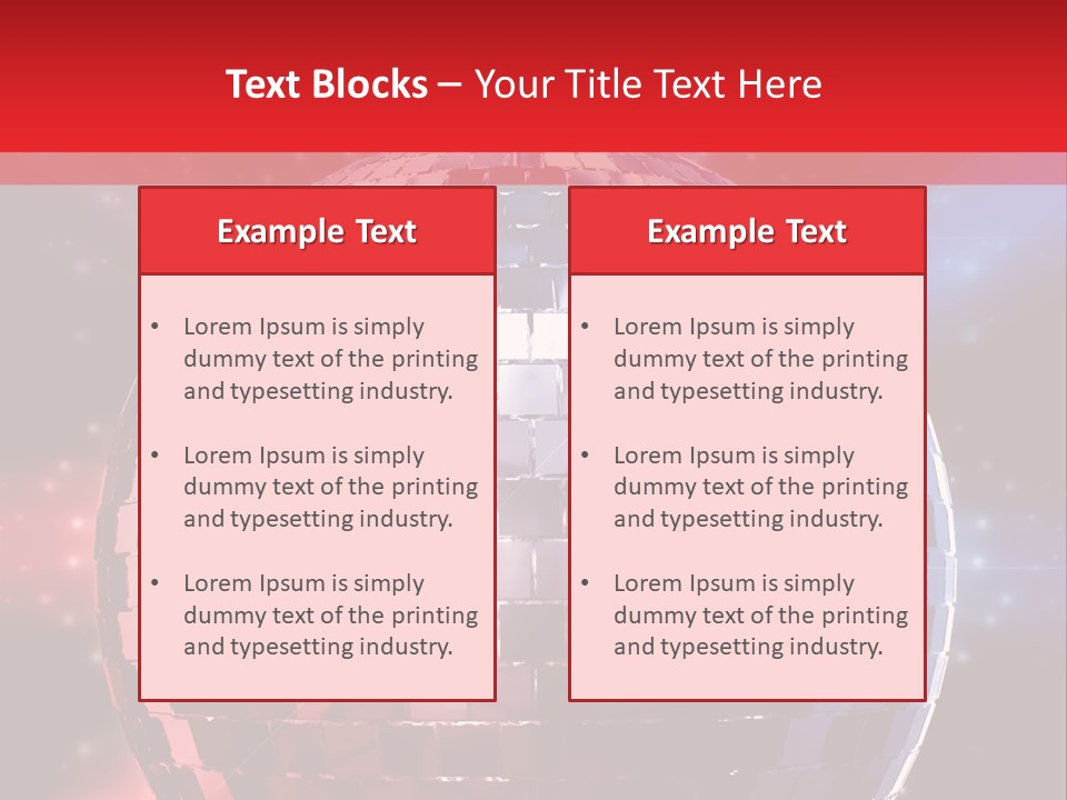 Reflection Sphere Extravagant PowerPoint Template
