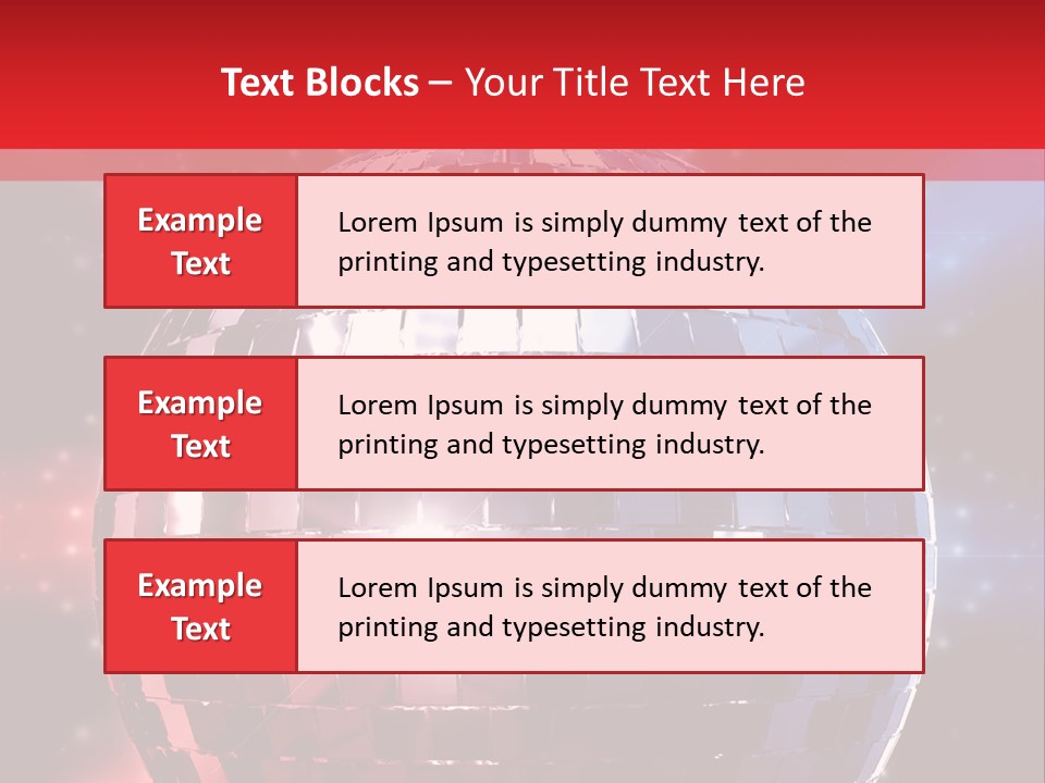 Reflection Sphere Extravagant PowerPoint Template