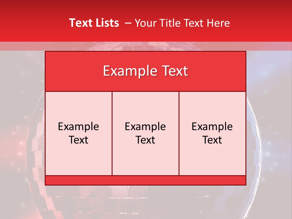 Reflection Sphere Extravagant PowerPoint Template