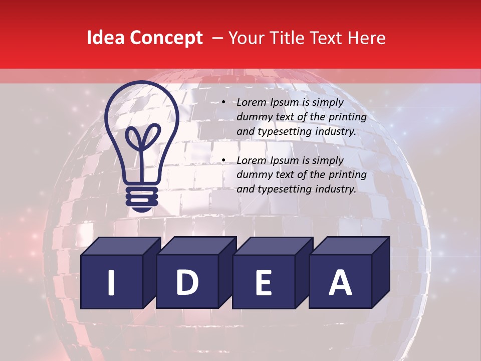 Reflection Sphere Extravagant PowerPoint Template