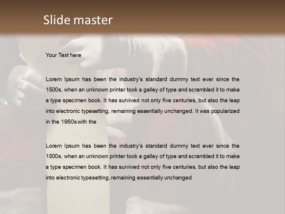 Macro Food Wedding PowerPoint Template