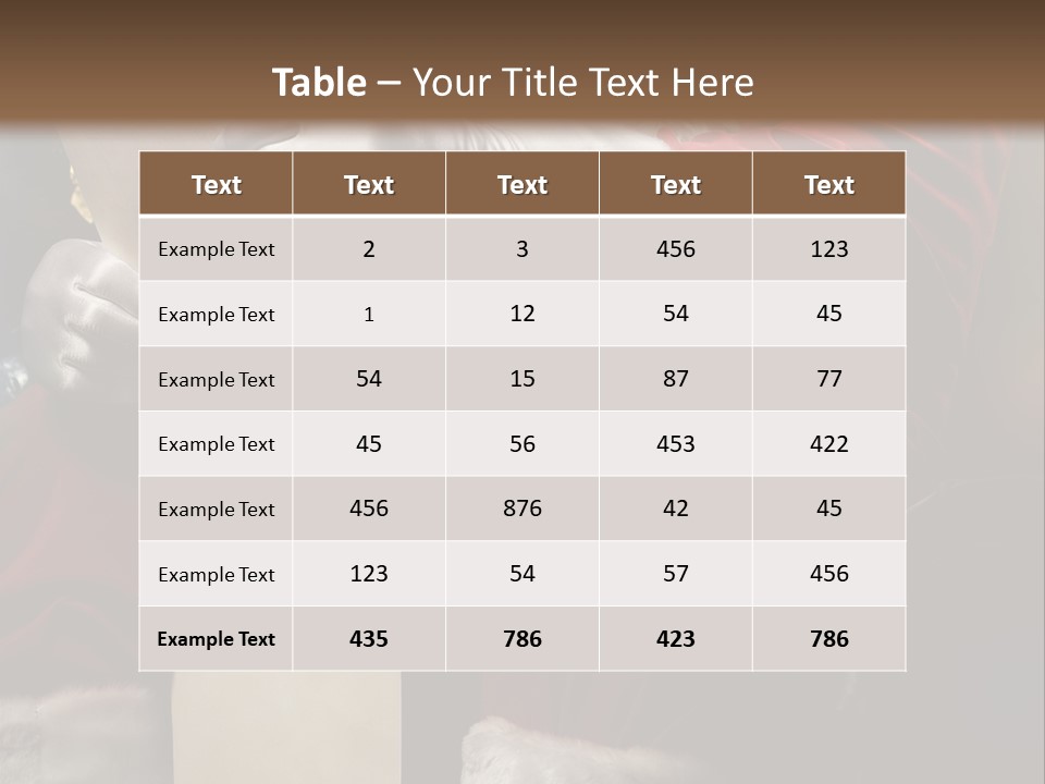 Macro Food Wedding PowerPoint Template