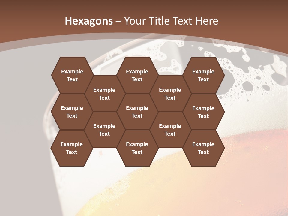 Beaker Foam Cheers PowerPoint Template