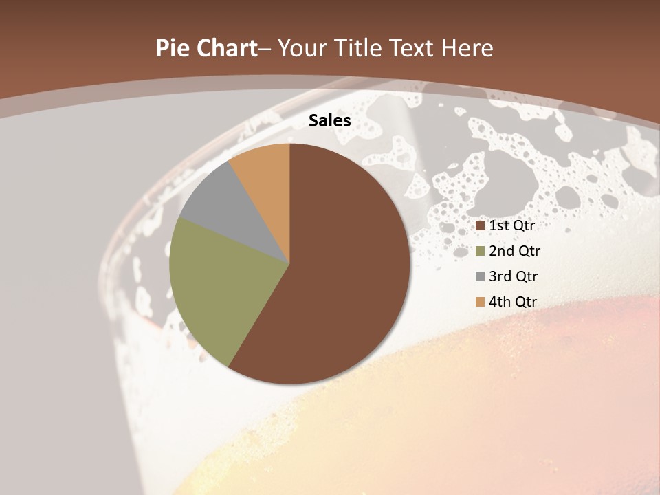 Beaker Foam Cheers PowerPoint Template