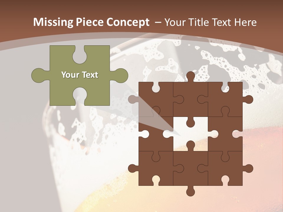 Beaker Foam Cheers PowerPoint Template