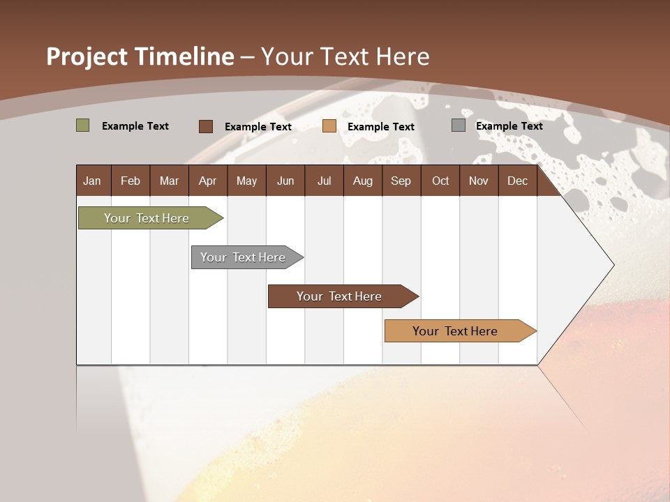 Beaker Foam Cheers PowerPoint Template