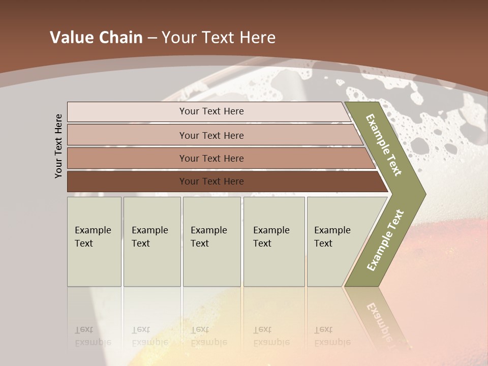 Beaker Foam Cheers PowerPoint Template