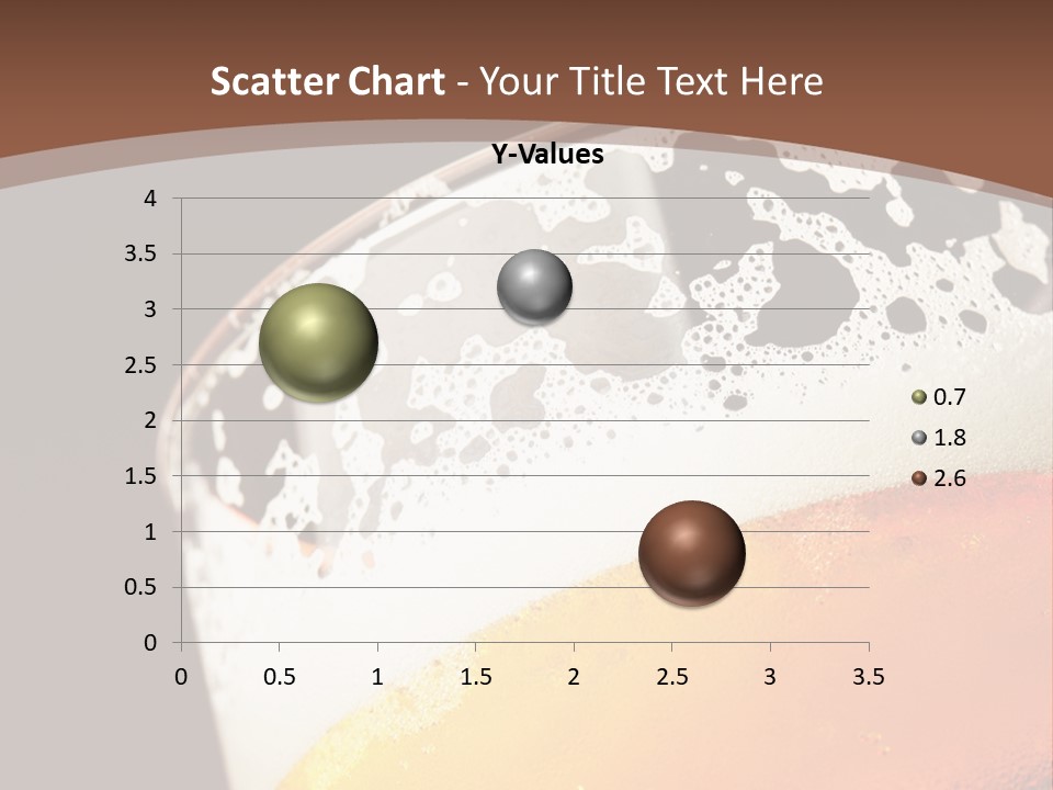 Beaker Foam Cheers PowerPoint Template