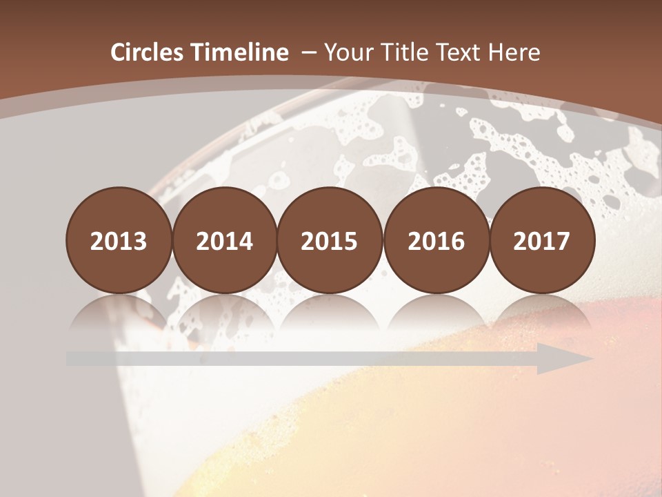 Beaker Foam Cheers PowerPoint Template