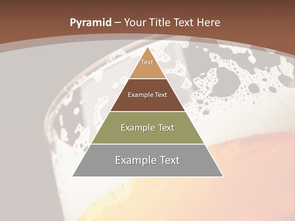 Beaker Foam Cheers PowerPoint Template
