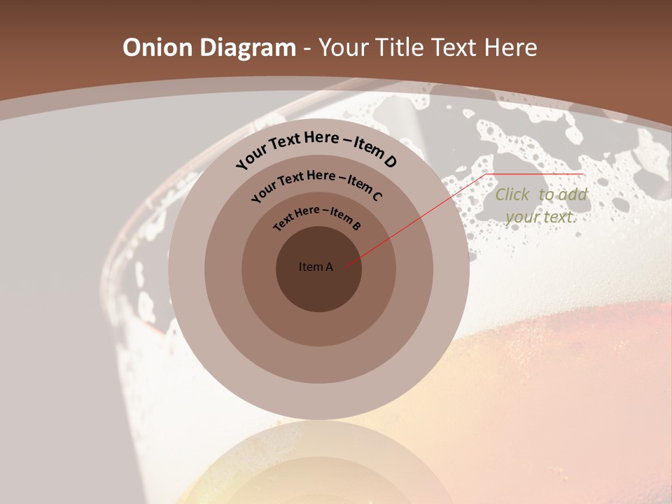 Beaker Foam Cheers PowerPoint Template