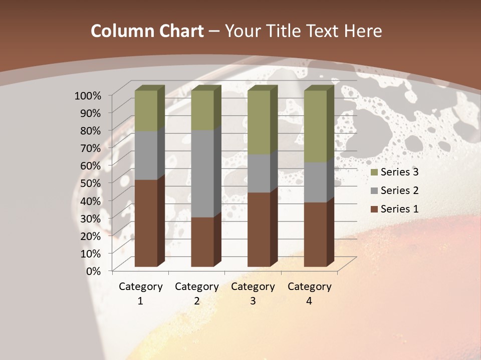 Beaker Foam Cheers PowerPoint Template