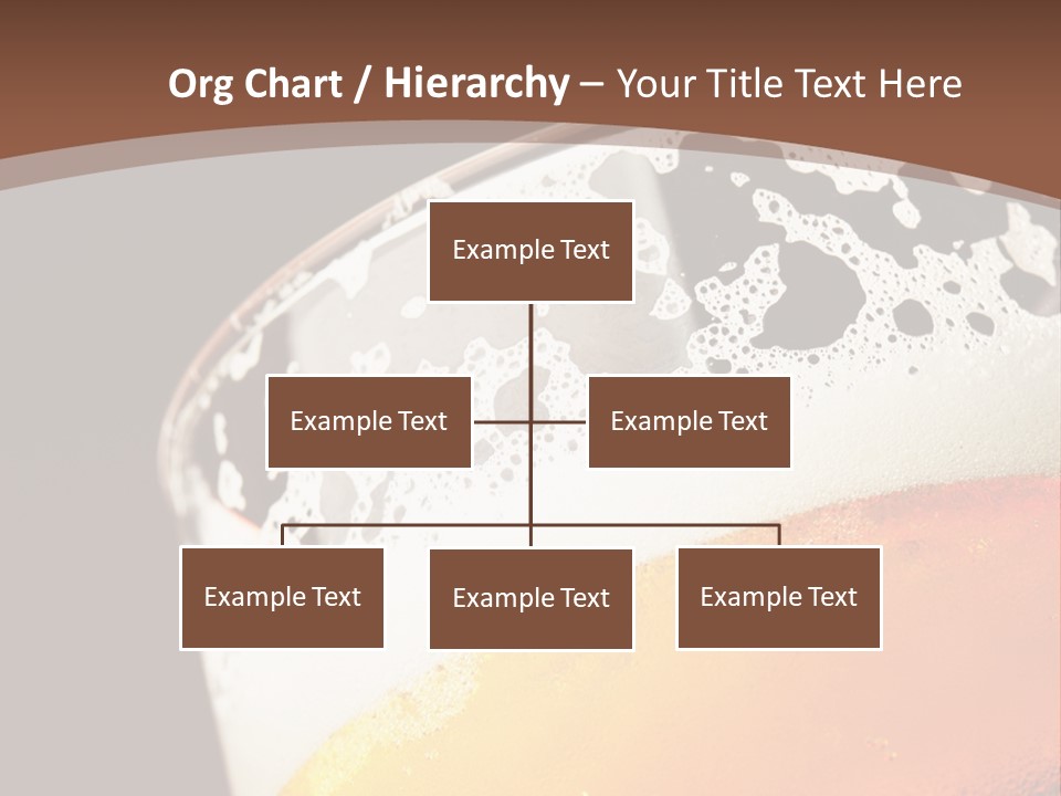 Beaker Foam Cheers PowerPoint Template