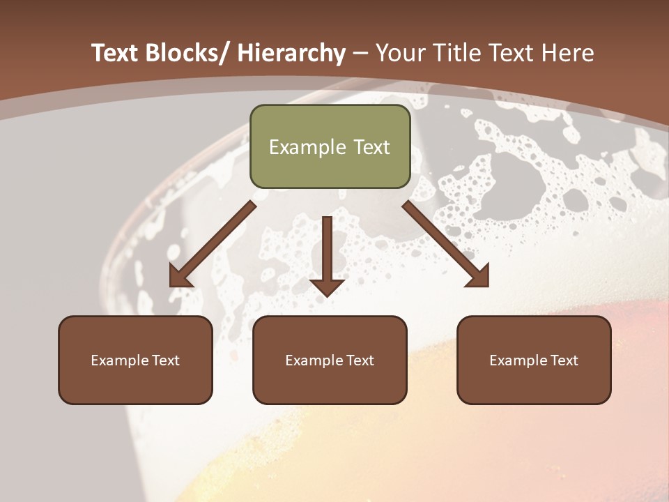 Beaker Foam Cheers PowerPoint Template