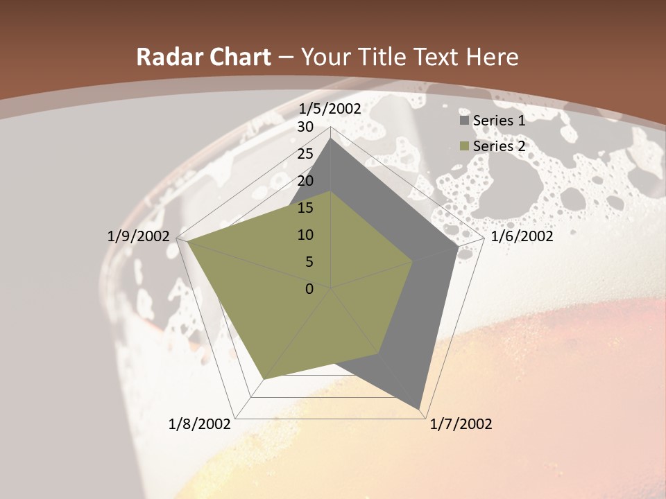 Beaker Foam Cheers PowerPoint Template