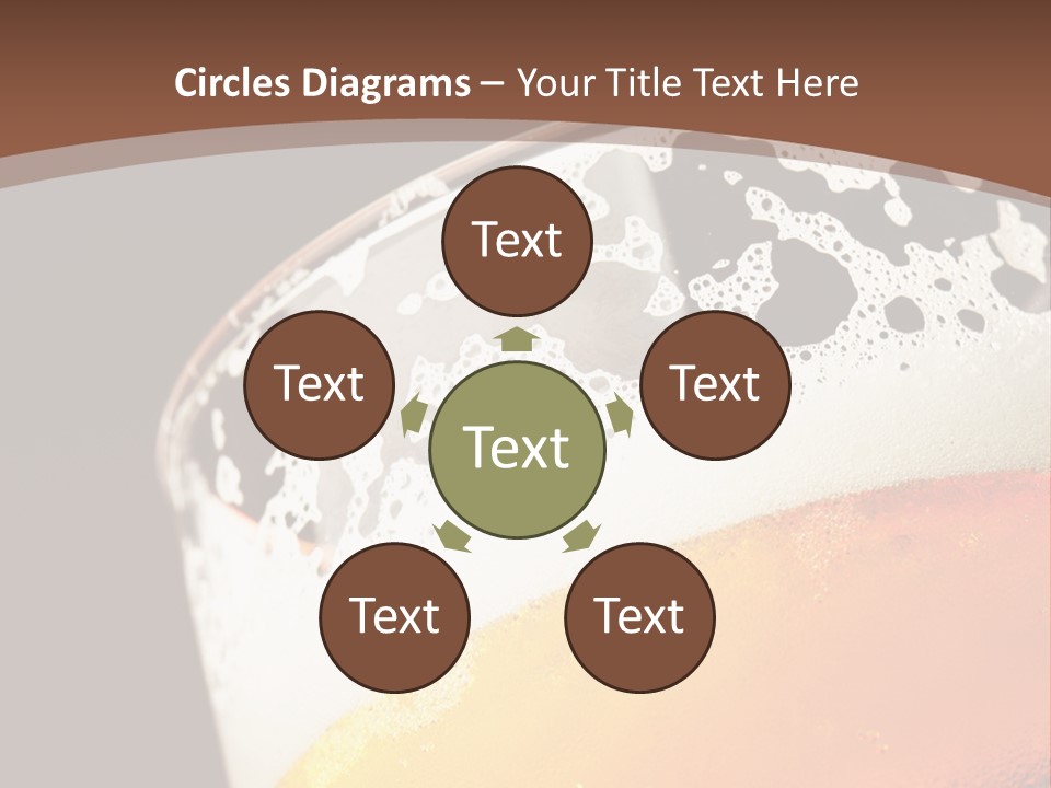 Beaker Foam Cheers PowerPoint Template