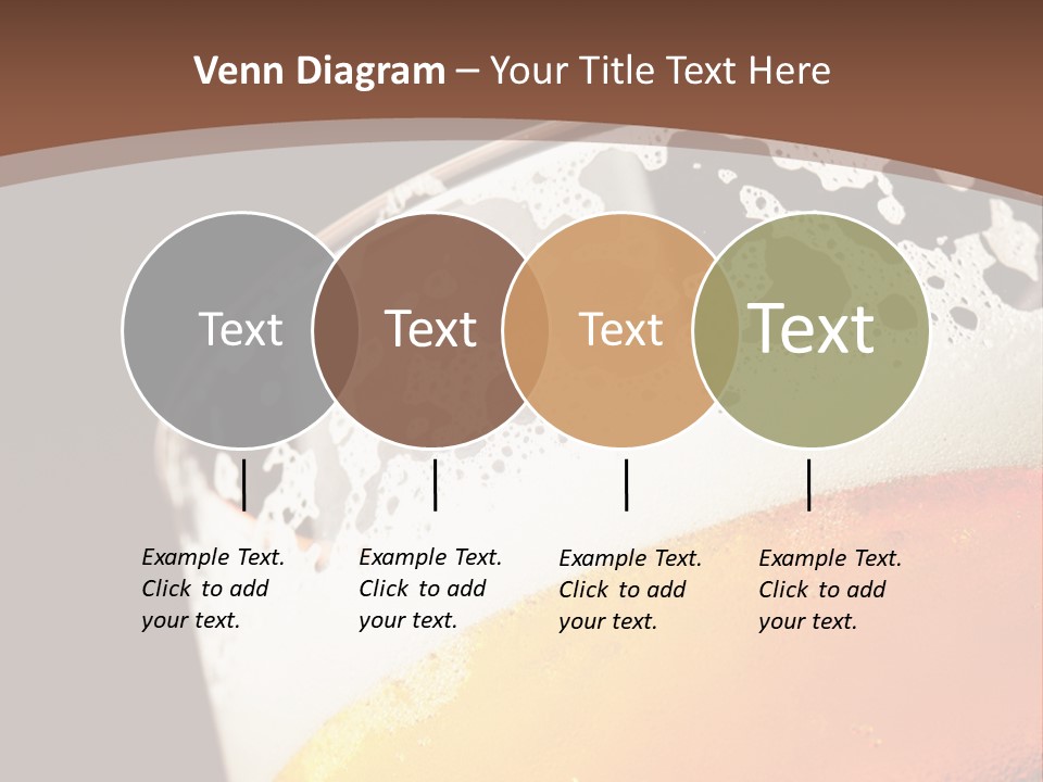 Beaker Foam Cheers PowerPoint Template