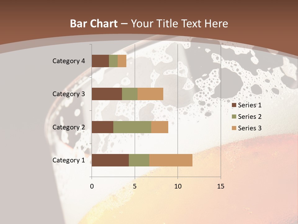 Beaker Foam Cheers PowerPoint Template
