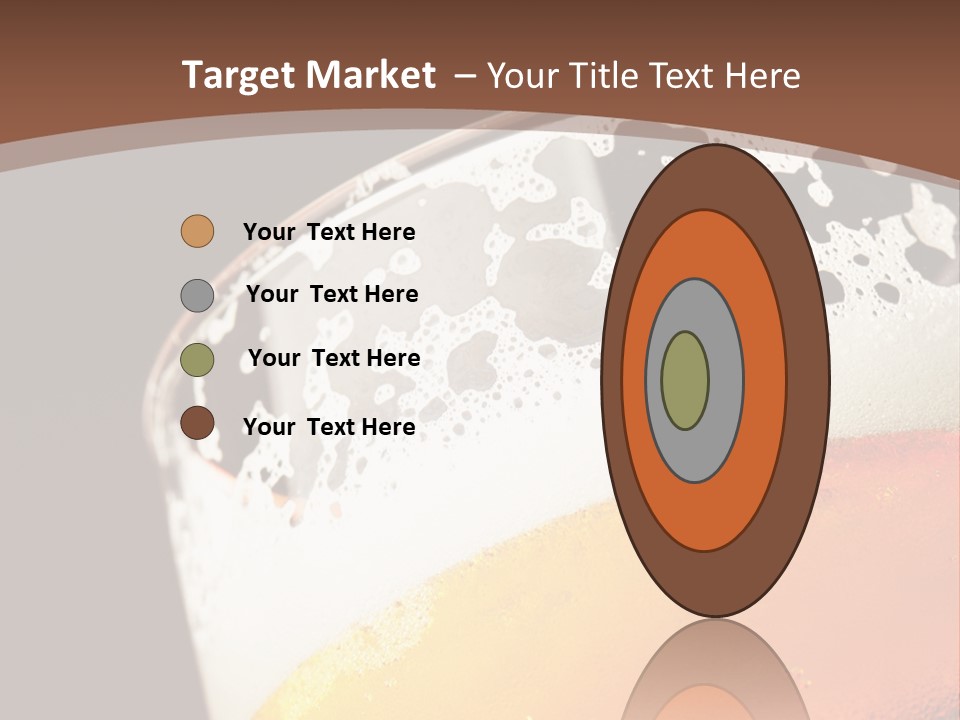 Beaker Foam Cheers PowerPoint Template