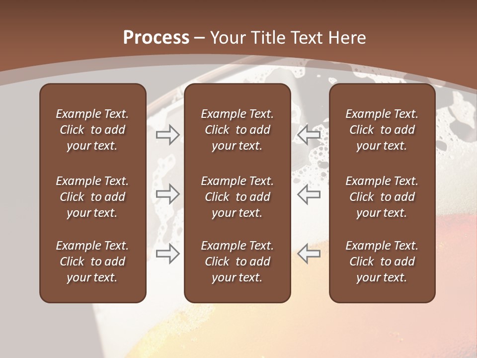 Beaker Foam Cheers PowerPoint Template
