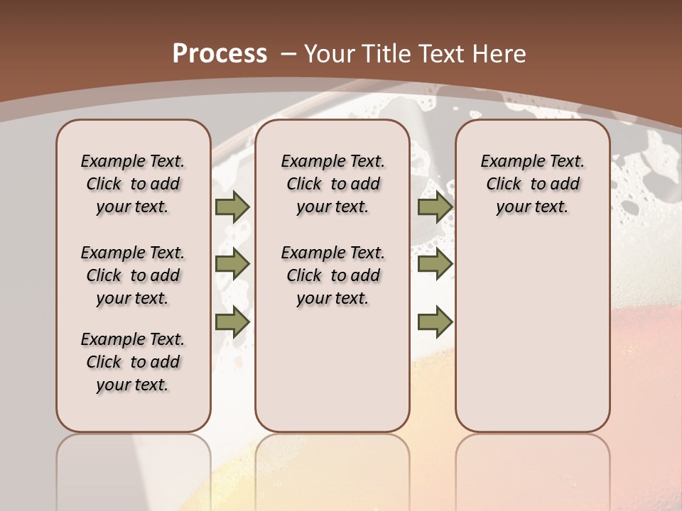 Beaker Foam Cheers PowerPoint Template