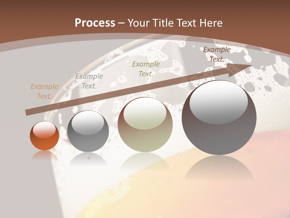 Beaker Foam Cheers PowerPoint Template