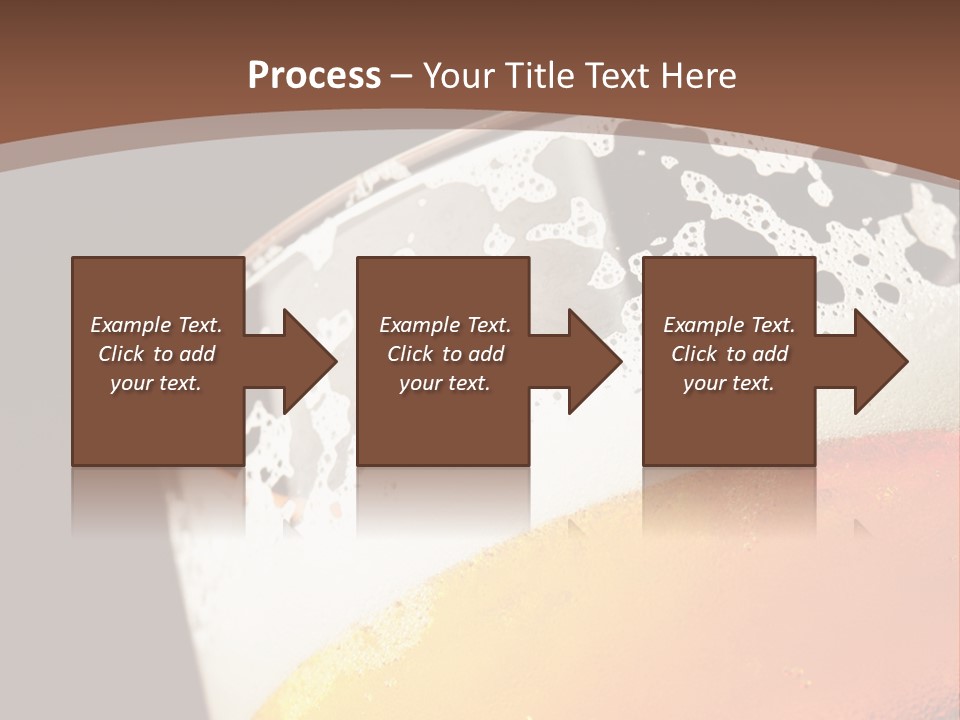 Beaker Foam Cheers PowerPoint Template