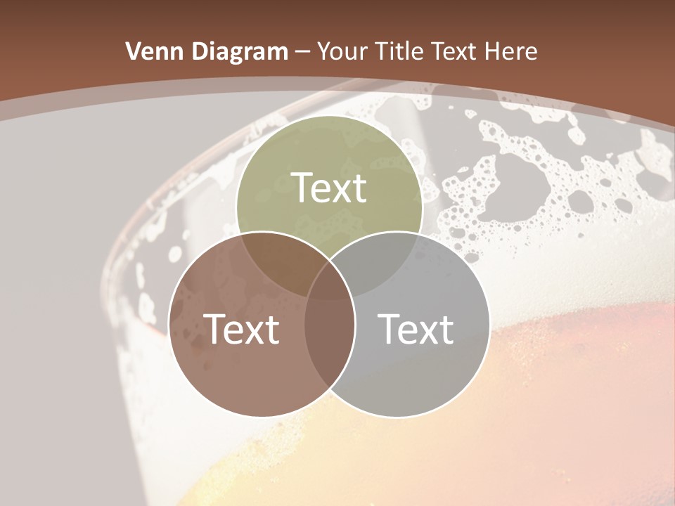 Beaker Foam Cheers PowerPoint Template