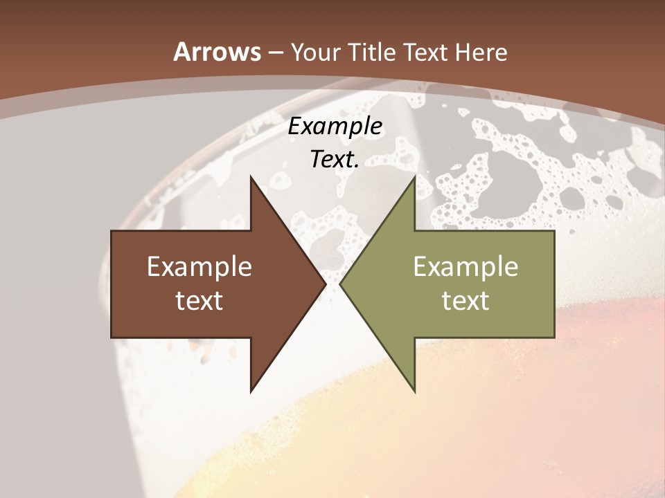 Beaker Foam Cheers PowerPoint Template