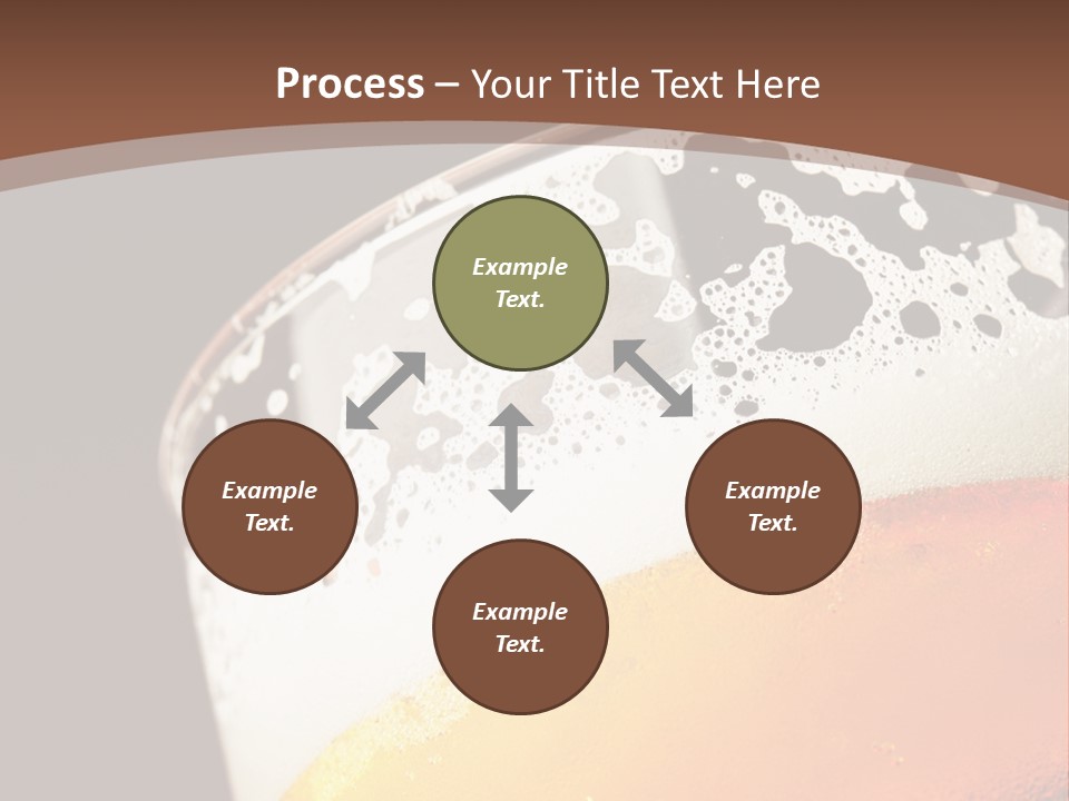 Beaker Foam Cheers PowerPoint Template