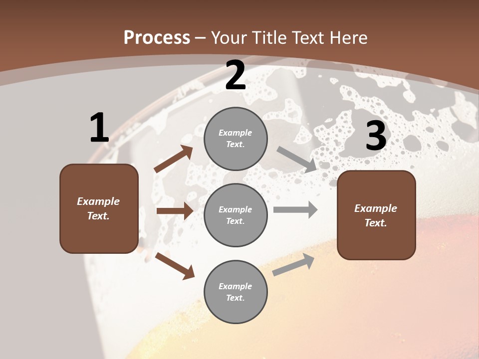 Beaker Foam Cheers PowerPoint Template