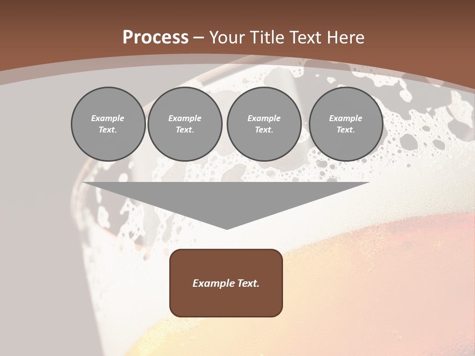 Beaker Foam Cheers PowerPoint Template