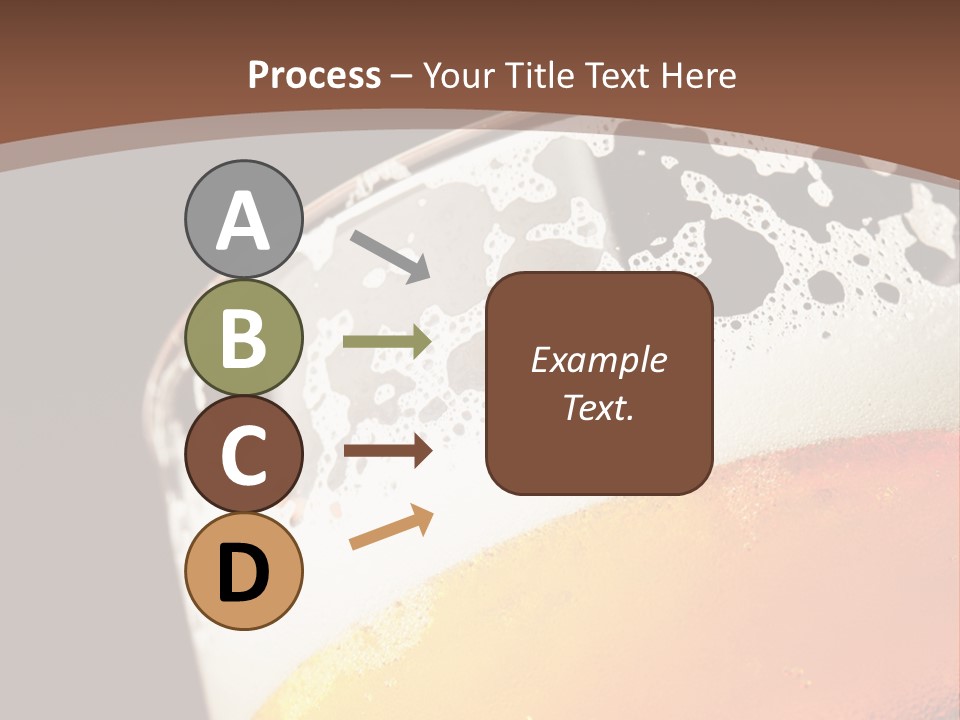 Beaker Foam Cheers PowerPoint Template