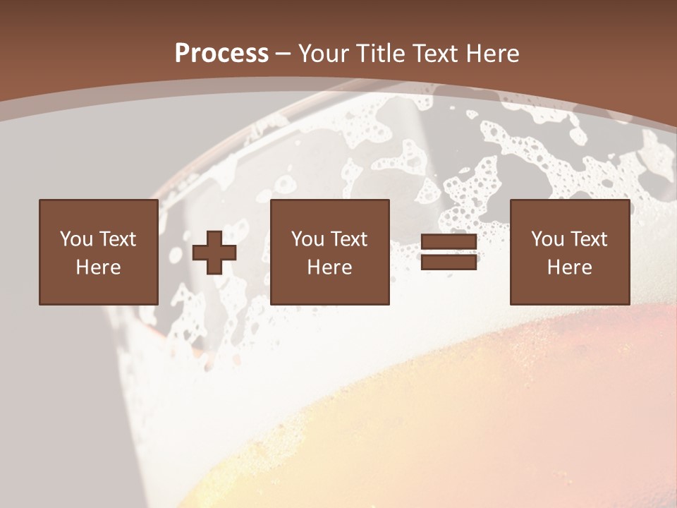 Beaker Foam Cheers PowerPoint Template