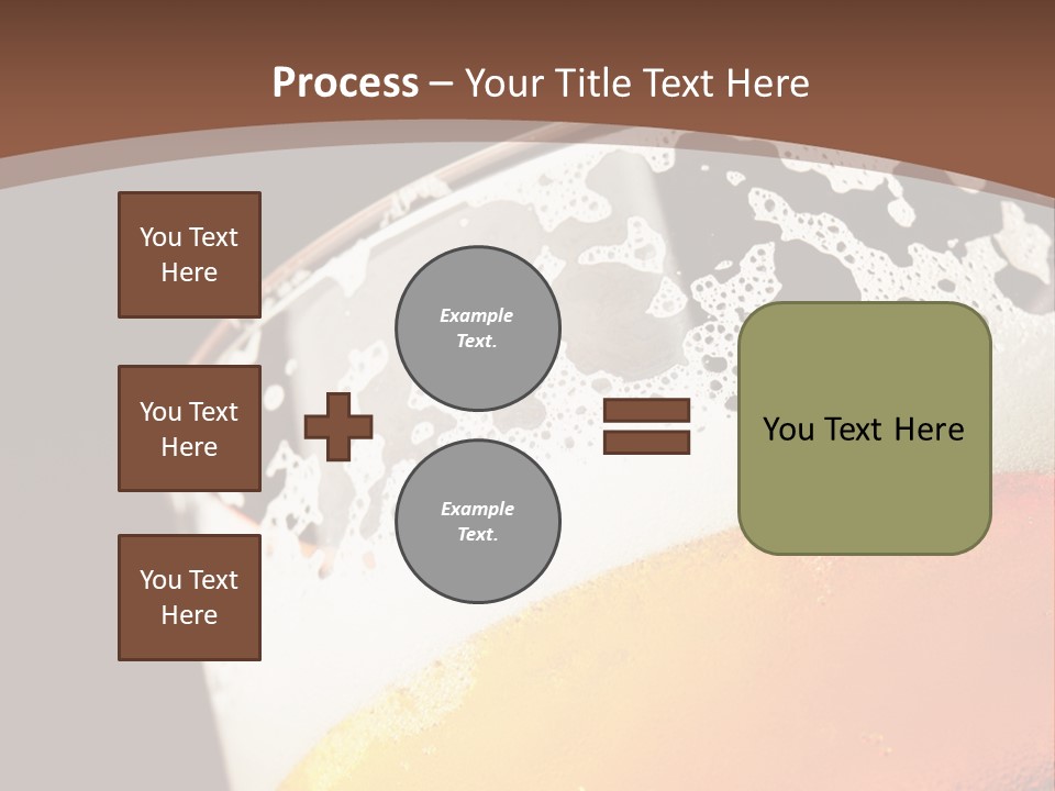 Beaker Foam Cheers PowerPoint Template