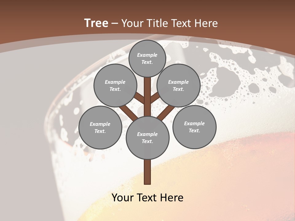 Beaker Foam Cheers PowerPoint Template