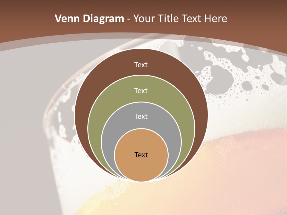 Beaker Foam Cheers PowerPoint Template