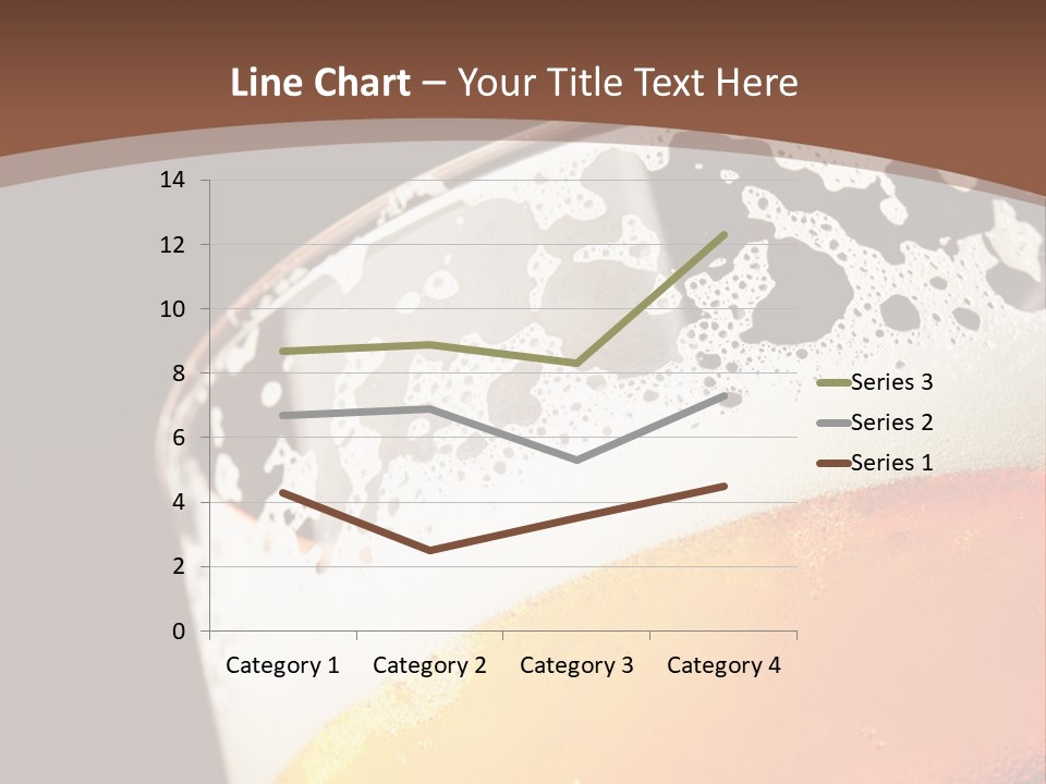 Beaker Foam Cheers PowerPoint Template